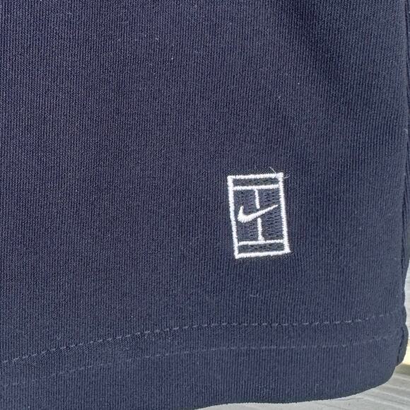 Nike Vintage 1990s Challenge Court Mini Tennis Skirt Washed Black Retro Sport - Picture 3 of 7